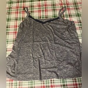 Women’s Dreams Co Shirt Tank Grey Plus Size 4X 34/36 New